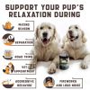 Hemp Calming Chews for Dogs with Vitamins and Minerals Natural Dog Calming Treats with Hemp Oil Help Your Dog Relax During Thunderstorms Separation Ca