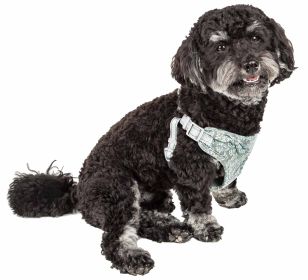 Pet Life 'Fidomite' Mesh Reversible And Breathable Adjustable Dog Harness W/ Designer Bowtie (size: small)